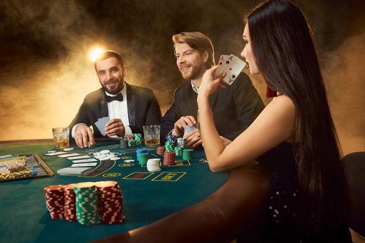 ajoqq American Roulette live table showing wheel, betting layout, and live dealer